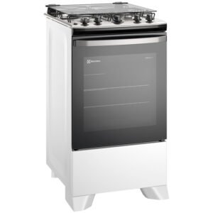 Fogão Electrolux Efficient Fe4ib Automático Mesa Inox Forno 72,6L - Branco - Bivolt