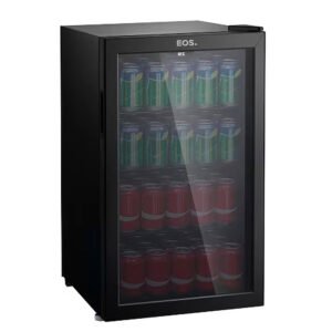 Frigobar Expositor Eos 124L Eco Gelo Porta De Vidro Eev120 - 110 Volts - Preto