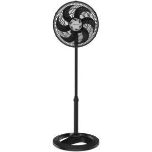 Ventilador De Coluna Ventisol Oscilante Turbo Premium 30cm 3 Velocidades - Preto - 110 Volts