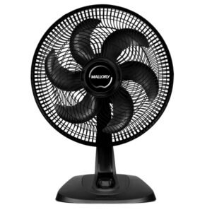 Ventilador Mallory Turbo Fresh 40cm 6 Pás 3 Velocidades 126W B9440191 - Preto - 220 Volts