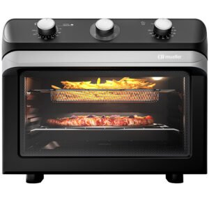 Forno Elétrico De Bancada 35L Mueller Com Função Air Fryer E Timer Mfb35g - Preto - 220 Volts