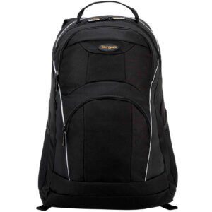 Mochila Para Notebook 16" Targus Motor Em Poliéster Com Clipe Para Canetas - Preto