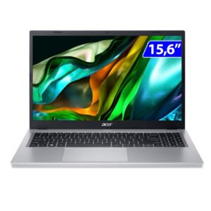 Notebook Acer Aspire 3 I3 Linux 8Gb 256Gb Ssd 15.6" A315-510P-320B - Prata - Bivolt