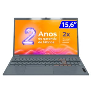 Notebook Positivo Vision C15 Intel Celeron W11 4Gb 128Gb Emmc 15.6" - Cinza - Bivolt