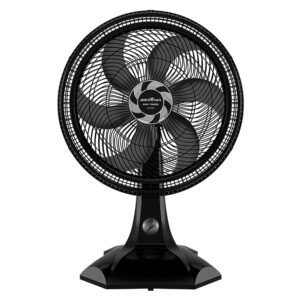 Ventilador De Mesa Britânia Maxx Force 30cm 6 Pás 3 Velocidades 60W Bvt301 - Preto - 220 Volts